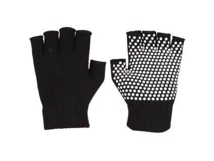 Griffige G1 Yoga-Handschuhe, fingerlose schwarze Version 35970