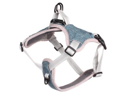 Netzgeschirr für Hunde, blau, Größe XL