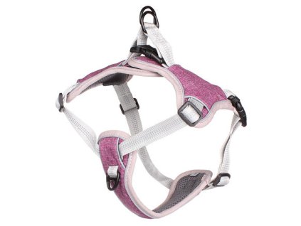 Szelki siateczkowe dla psa fioletowe w rozmiarze XL