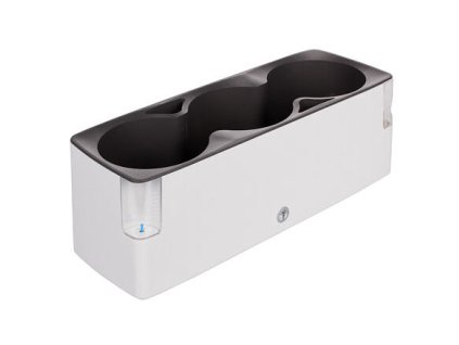 Chậu trồng cây tự tưới Cobble Trio màu trắng 41051