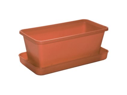 Small truhlík s miskou terakota varianta 41190