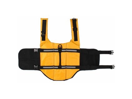 Áo phao bơi cho chó quần áo màu vàng size L