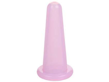 Taper massage silicone flasks color pink