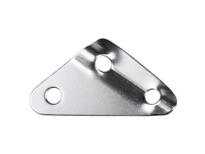 Klips do liny namiotowej Triangle 75 srebrny pakiet 1 szt