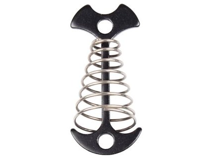 Fish Bone Zeltseilclip schwarz, Packung à 1 Stk