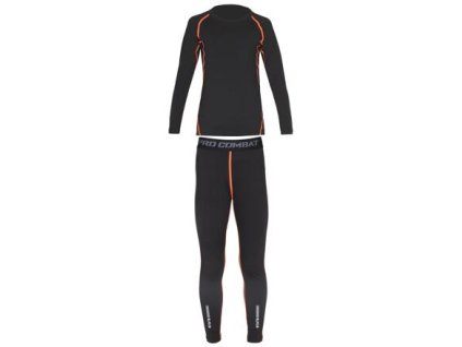 Quần áo giữ nhiệt trẻ em Kid Warm màu cam size 130