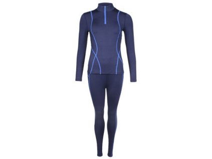 Warme Damen-Thermounterwäsche in Marineblau, Größe S