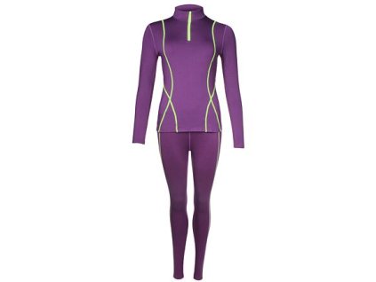 Women Warm women's thermal underwear purple clothing size L