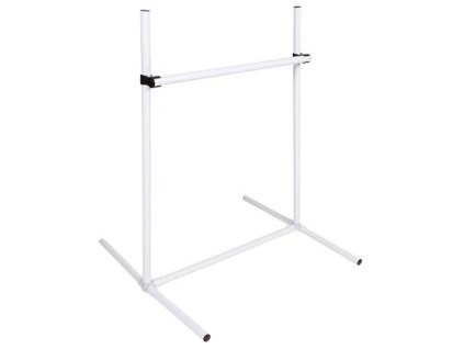 Crossbar agility obstacles for dogs white package 1 set