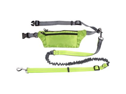 Smycz do biegania Runner Buddy 3.0 kolor zielony opakowanie 1 szt