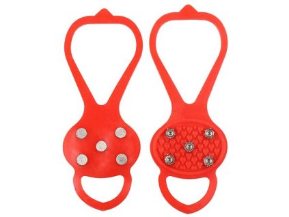 Winter Steps non-slip covers red size S