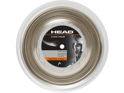 Lynx Tour tennis string 200 m champagne diameter 1.30