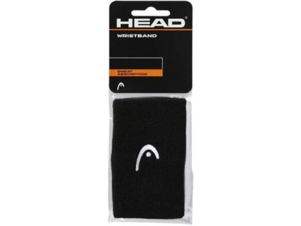 Wristband 5" sweatband black package 1 pair