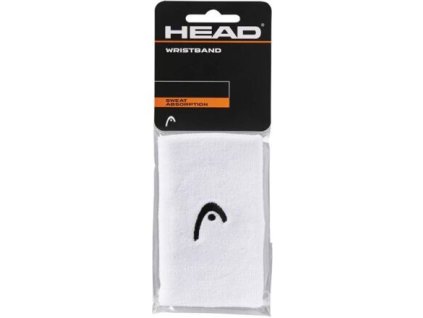 Wristband 5" sweatband white package 1 pair