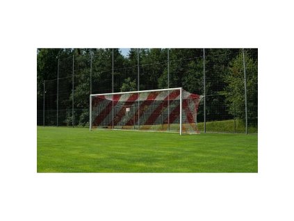 Fußball A11 M100 Fußballnetz weiß-rot Paket 1 Stk