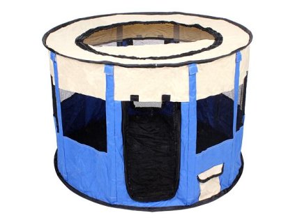 Pet Round ohrádka pro psy modrá balení 1 ks