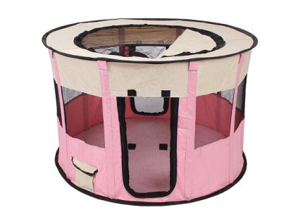 Pet Round ohrádka pro psy růžová balení 1 ks