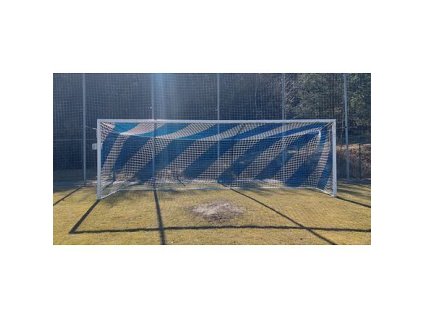 Fußball A11 M100 Fußballnetz weiß-blau Paket 1 Stk