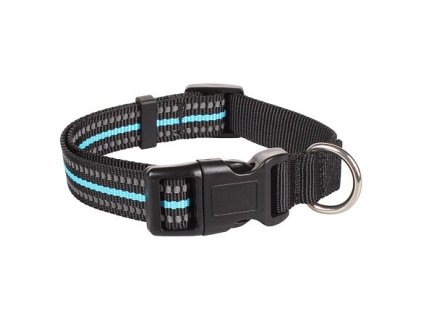 Vòng cổ bấm cho chó màu xanh size M