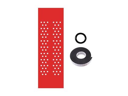 Perf Shrink Grip rotes Hockeyschlägerende, Packung mit 1 Stück