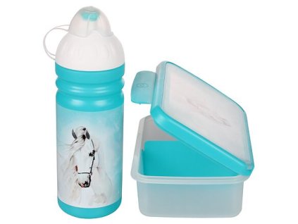 Belous butelka i pudełko na przekąski 1 opakowanie