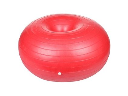 Donut 50 gymnastická lopta červená balenie 1 ks