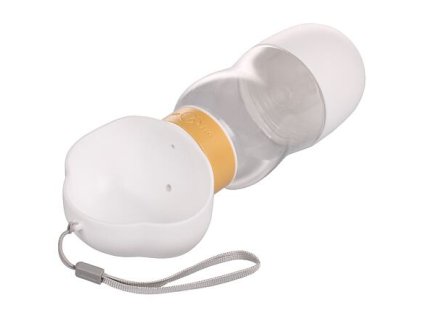 Travel 2in1 Reiseflasche für Hunde weiß Packung 1 Stk