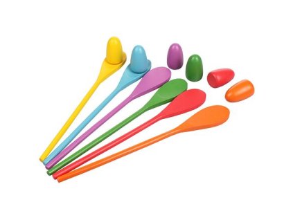 Egg and Spoon 6 dětská hra balení 1 sada