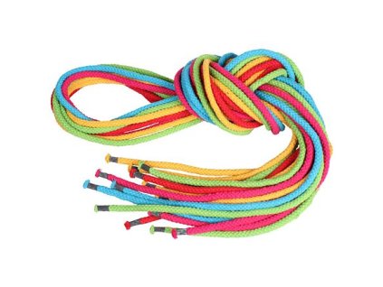 Gymnastic jump rope 180 cm set of 10 pcs pack 1 pack