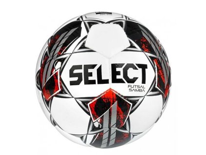 Piłka do futsalu FB Futsal Samba, biało-srebrna, rozmiar nr 4