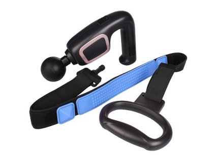 Relaxer masážní pistole s pásem černá balení 1 ks