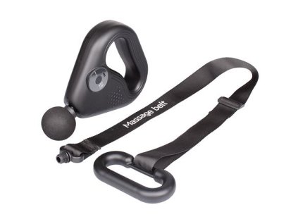 Triangle masážní pistole s pásem černá balení 1 ks