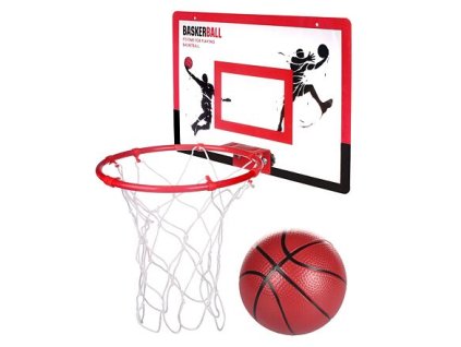 Teamer Basketballkorb mit Brett rot, VE 1 Stk