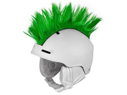Funny Kit dekoracja na kask zielony pakiet 1 szt