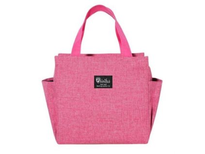 Túi giữ nhiệt dã ngoại gói màu hồng 1 chiếc