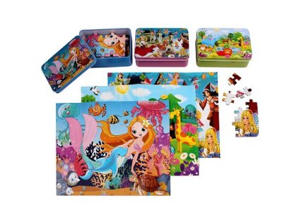 Puzzle Set Girl puzzle pro dívky 100 dílků balení 1 sada