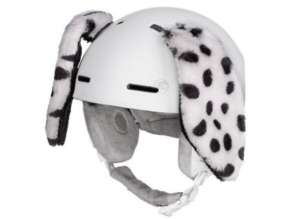 Bộ trang trí ngộ nghĩnh cho mũ bảo hiểm đen trắng gói 1 chiếc