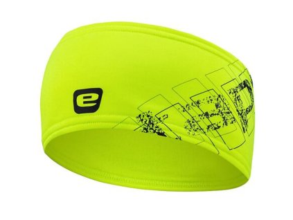 Stix športová čelenka žltá fluo-čierna veľkosť oblečenia L-XL