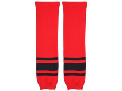 Malše hokejové štulpny žák červená-černá balení 1 pár