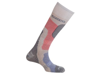 Tất trượt tuyết MUND SKIING PRIMALOFT xám Loại: 31-35 S