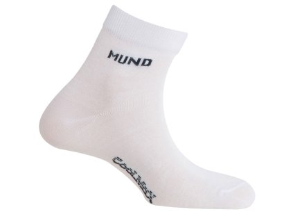 MUND CYCLING/RUNNING ponožky bílé Typ: 46-49 XL