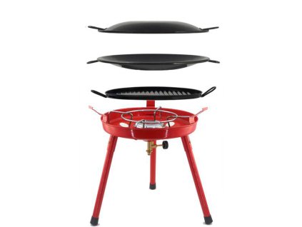 YATE Viacúčelový varič & gril, 3nohy, platnička 40 cm, GR-823
