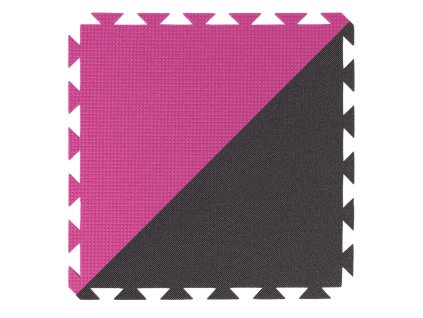 THẢM YATE FOAM hồng/antraxit 43x43x1.0 cm