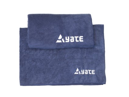YATE Travel towel size XL 66x125 cm dark blue