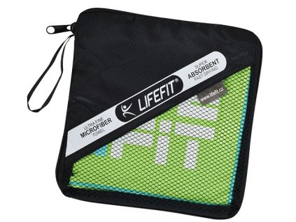 LIFEFIT® rychleschnoucí ručník z mikrovlákna 70x140cm, zelený
