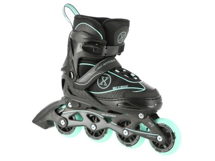 Kolečkové brusle NILS Extreme NA11008 zelené (Velikost S(31-34))