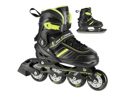 Brusle NILS Extreme NH18191 2v1 černo-žluté (Velikost S(29-33))