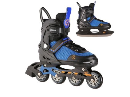 Brusle NILS Extreme NH18188A 2v1 černo-oranžové (Velikost S(29-33))