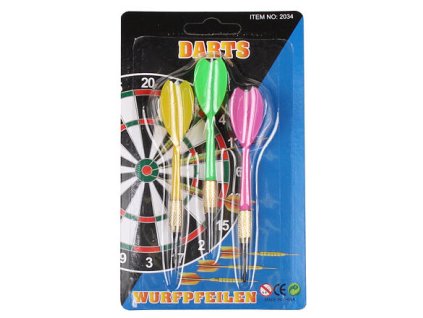 Darts with a plastic tip package 1 set