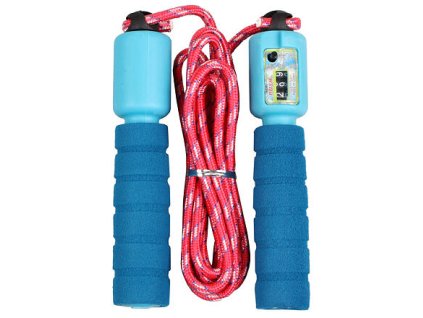 JR 34 skipping rope with counter, adjustable length blue variant 25266